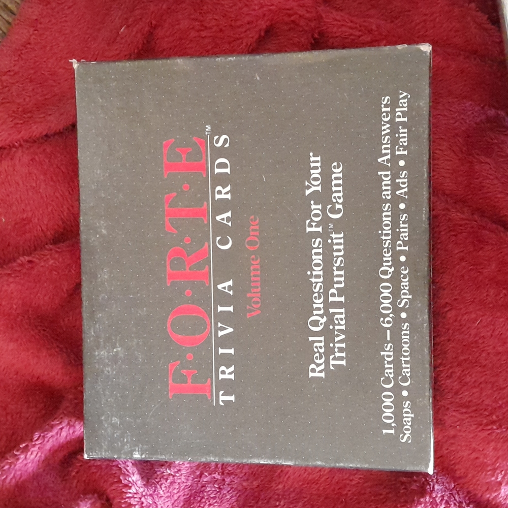 FORTE trivial cards Vo. 1